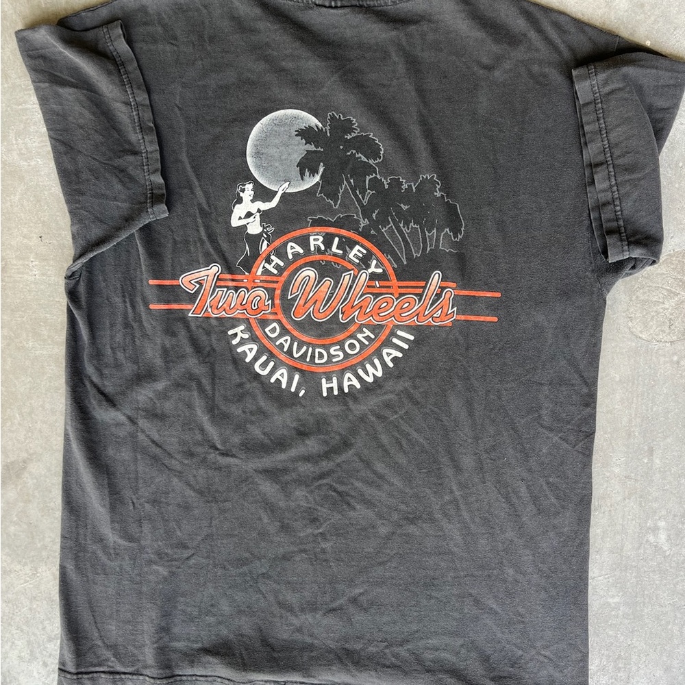 Vintage 00s Harley Davidson Maui Hawaii 3D Made in USA